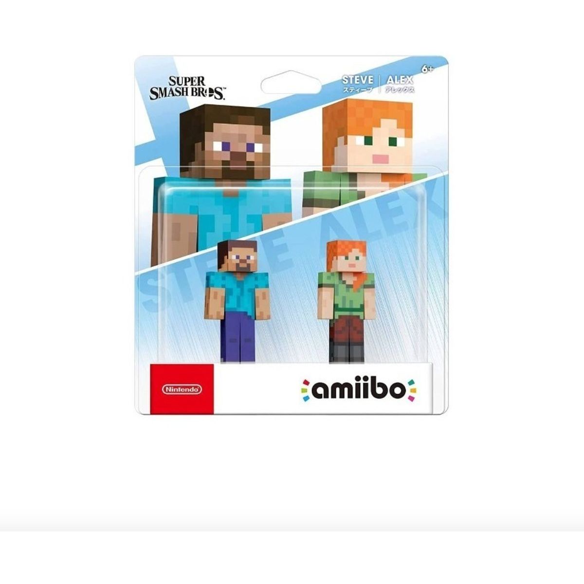 NINTENDO - Figura Amiibo Nintendo Steve Alex- Super Smash Bros - Sniper