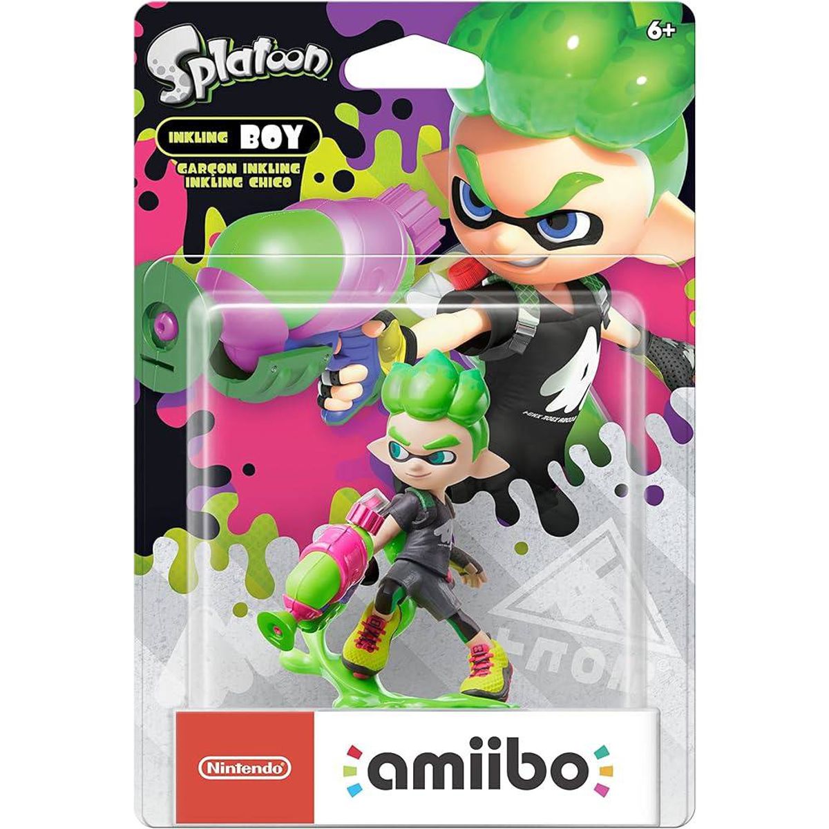 NINTENDO - Amiibo Inkling Chico Verde - Splatoon - Sniper