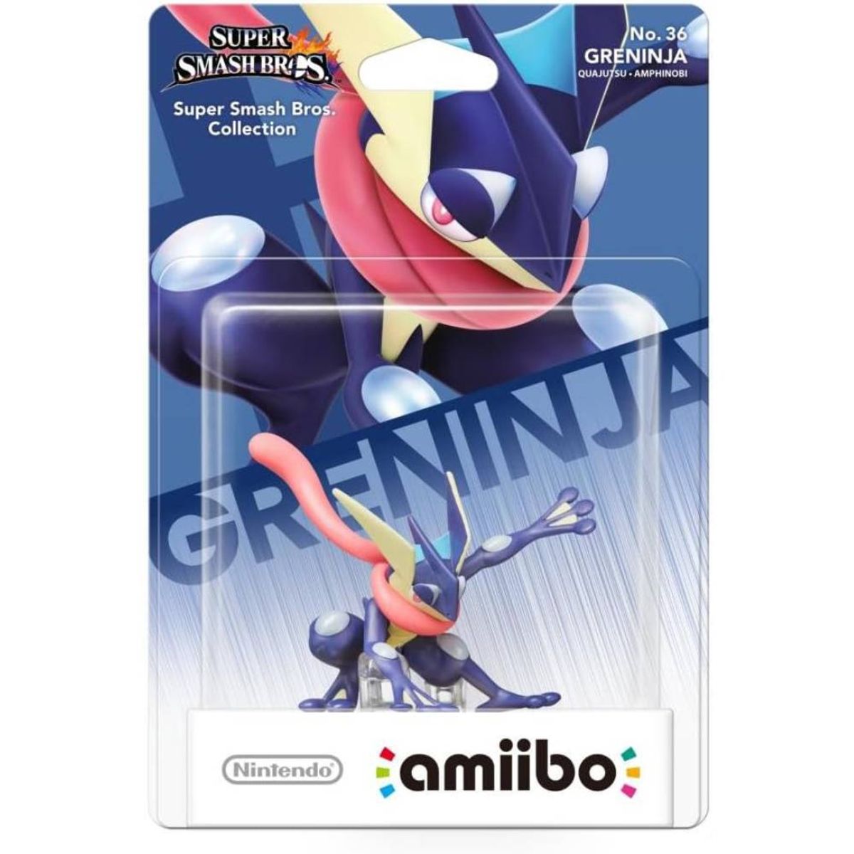 NINTENDO - Figura Nintendo Amiibo Greninja - Super Smash Bros - Sniper