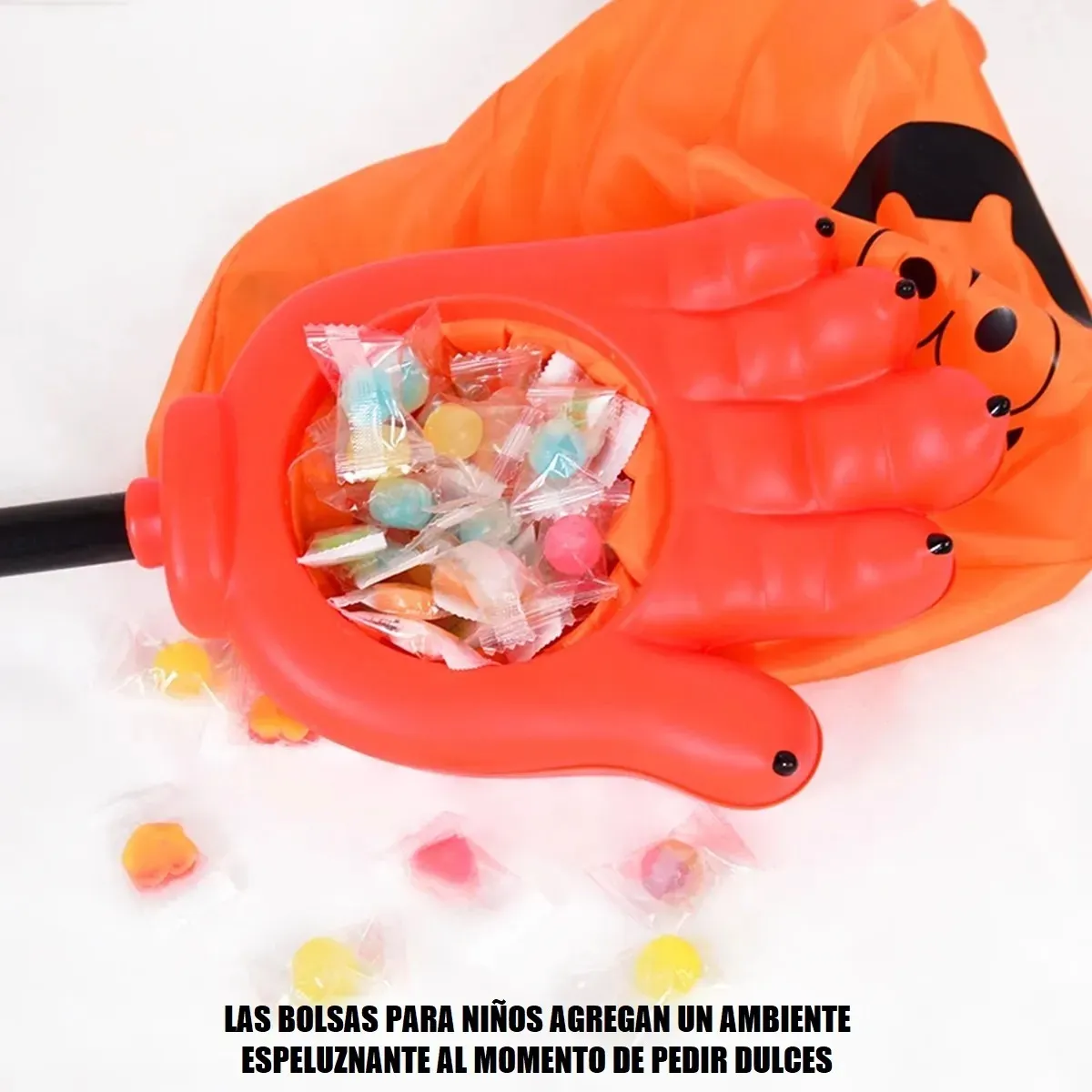 GENERICO - Bolsa Para Dulces Halloween Bolsa Dulces Fiestas calabaza