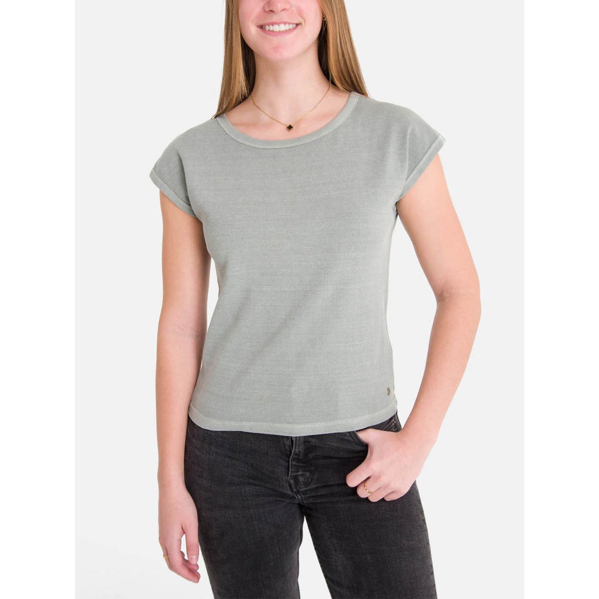 BURTON - Polera mc Mujer Essential Azul BURTON