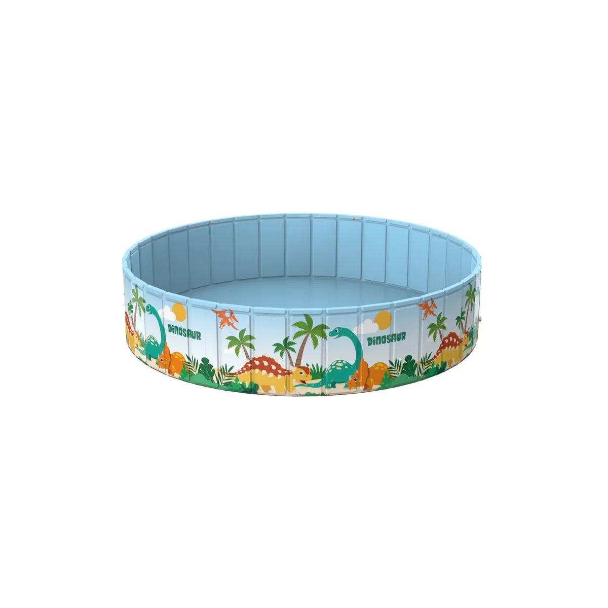 BABYLUNA - Piscina Plegable Niños 4 en 1 PVC Duro 120x45cm No Inflable.