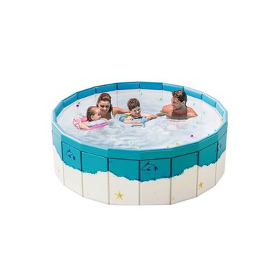 Imagen 2 del producto Piscina Plegable PVC Duro 160x40cm Extra Grande Agua y Pelotas