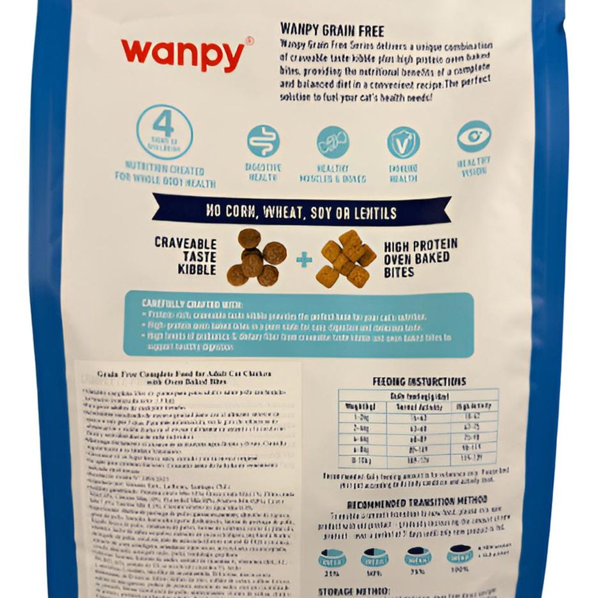 SNAK - Alimento Wanpy Gato Grain Free Kitten Pollo 1.5kg Gatito
