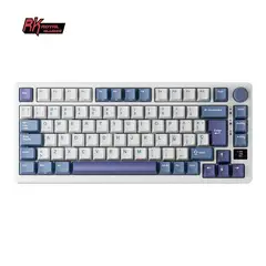 ROYAL KLUDGE - Teclado Mecánico Rk-m75 Taro Milk 75% Sw Silver