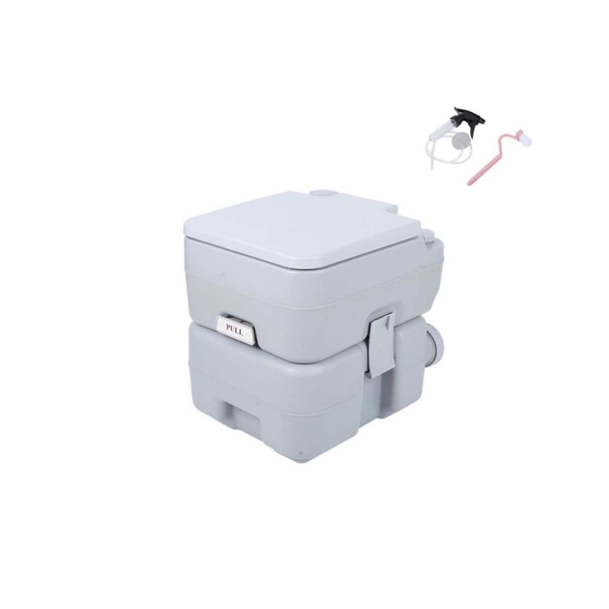 BABYLUNA - WC Químico Portátil 20L Camping Baño Antifugas Descarga 360