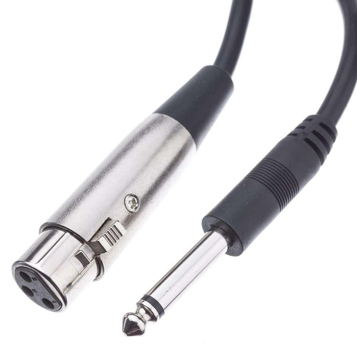GEN - Cable XLR Canon a Plug 6.3mm Guitarra Microfono Amplificador