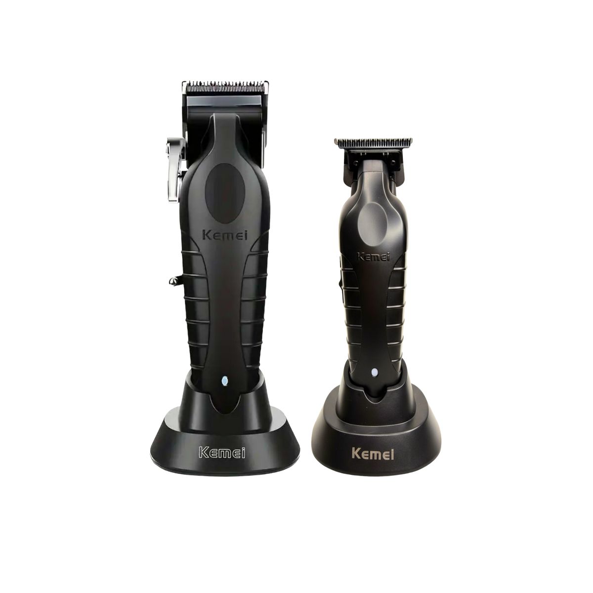 KEMEI - Combo Kemei Máquina Cortapelo KM-2296 + KM-2299 con Base de Carga