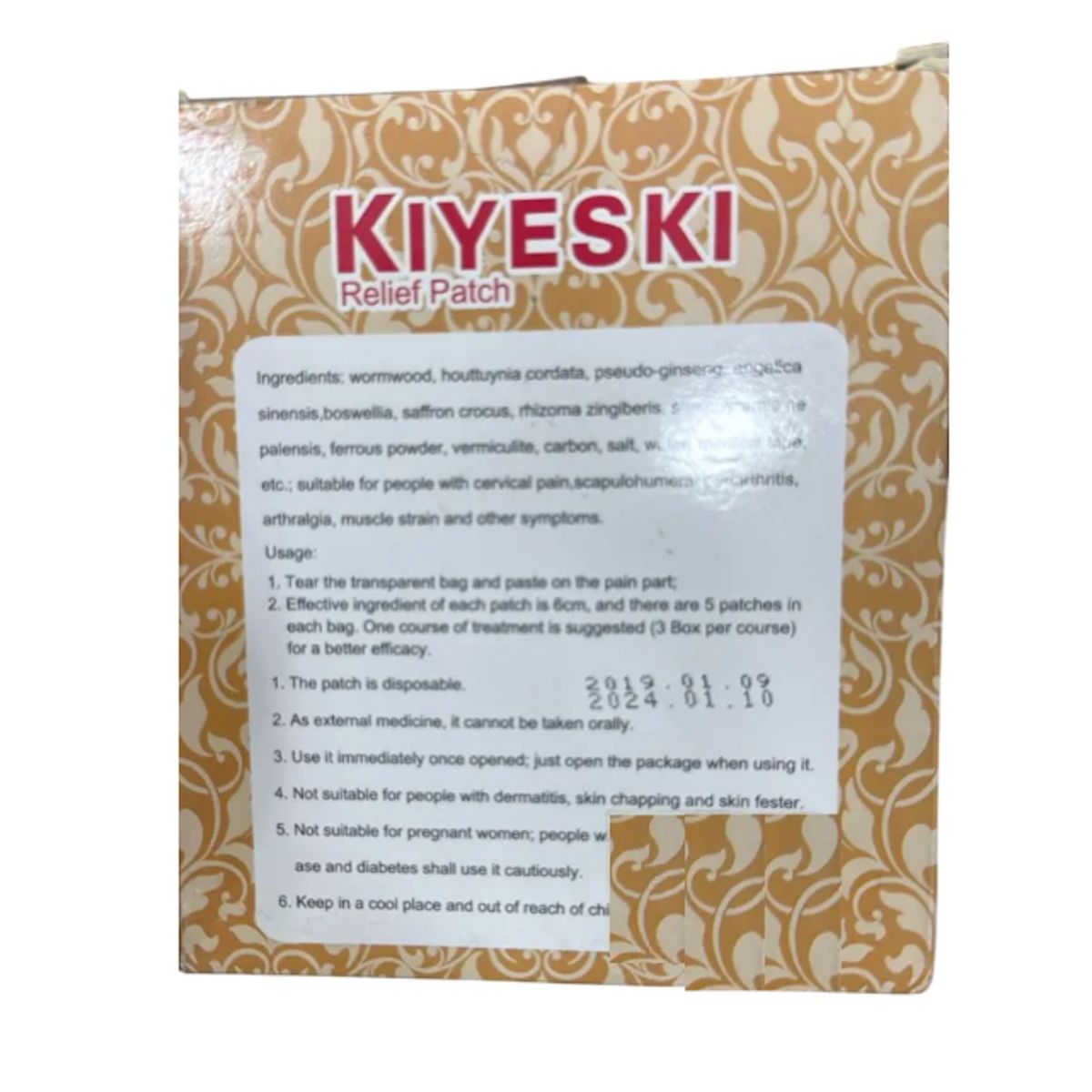 GENERICO - Parches Para Aliviar El Dolor Parches Desechables Kiyeski