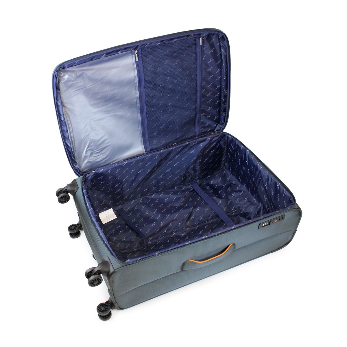 NAUTICA - Maleta blanda de tela grande Nautica Lisboa L 23kg gris