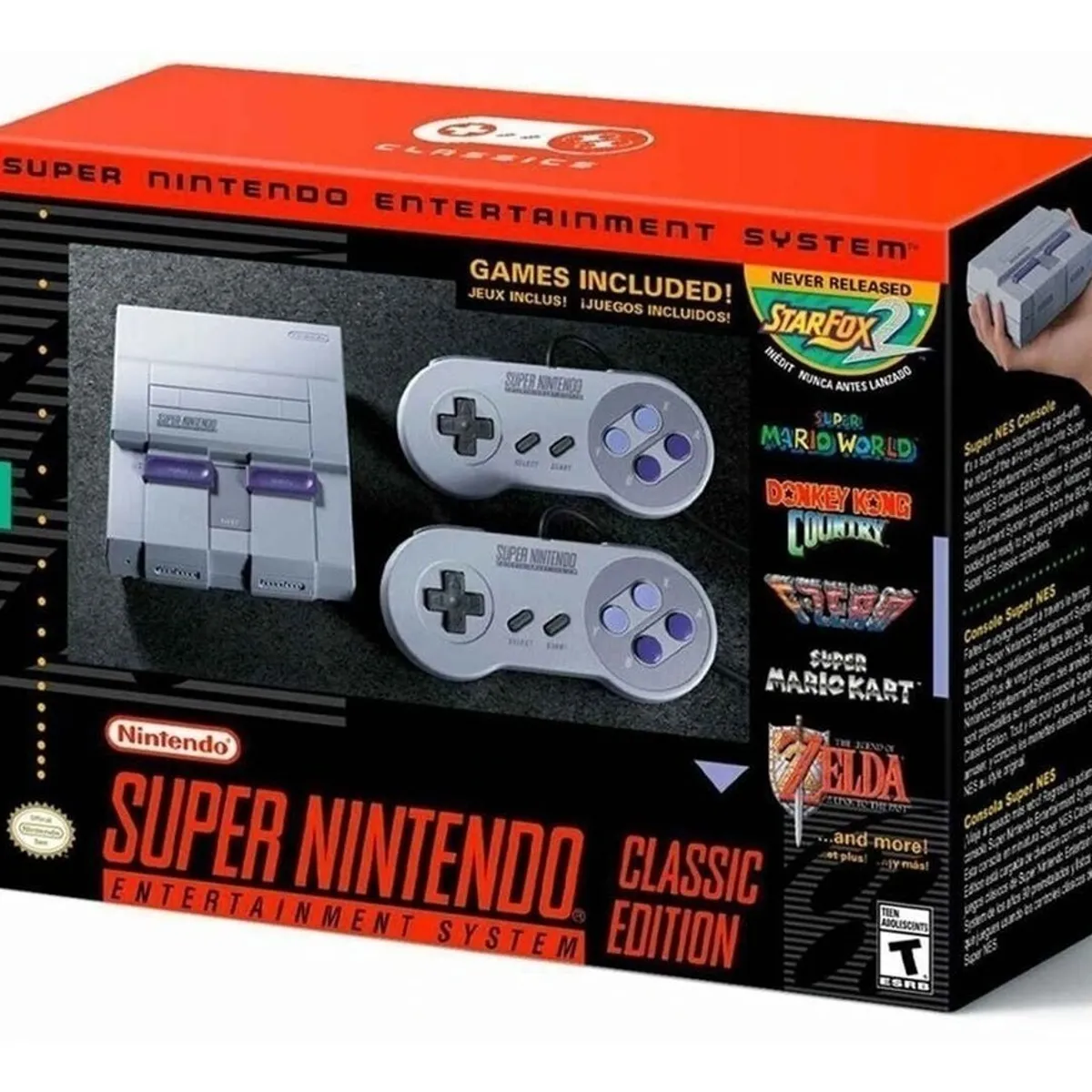 NINTENDO - Mini Snes Classic Edition Americana - Sellada - Sniper