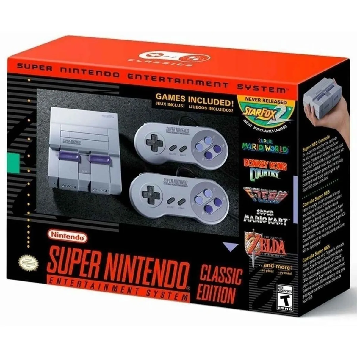 NINTENDO - Mini Snes Classic Edition Americana - Sellada - Sniper