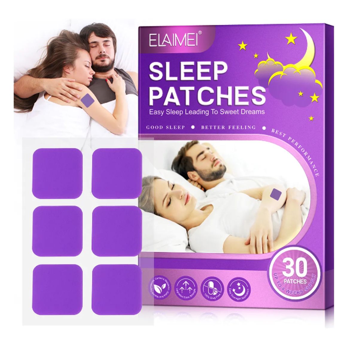 GENERICO - Parches Corporales Para Dormir Ayuda A Un Buen Sueño
