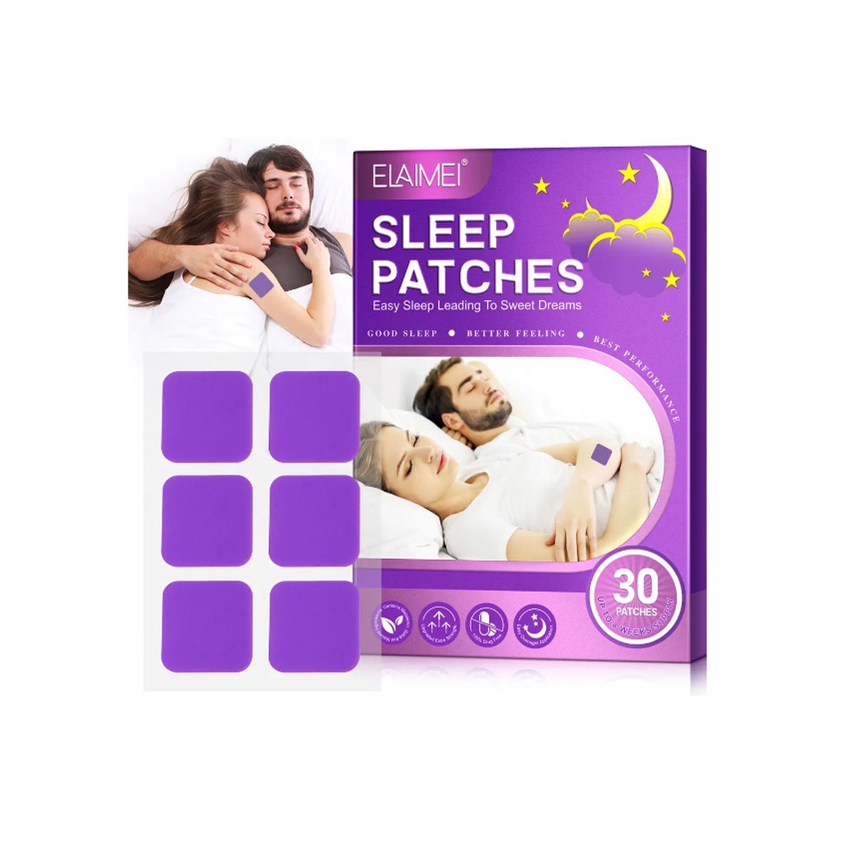 GENERICO - Parches Corporales Para Dormir Ayuda A Un Buen Sueño