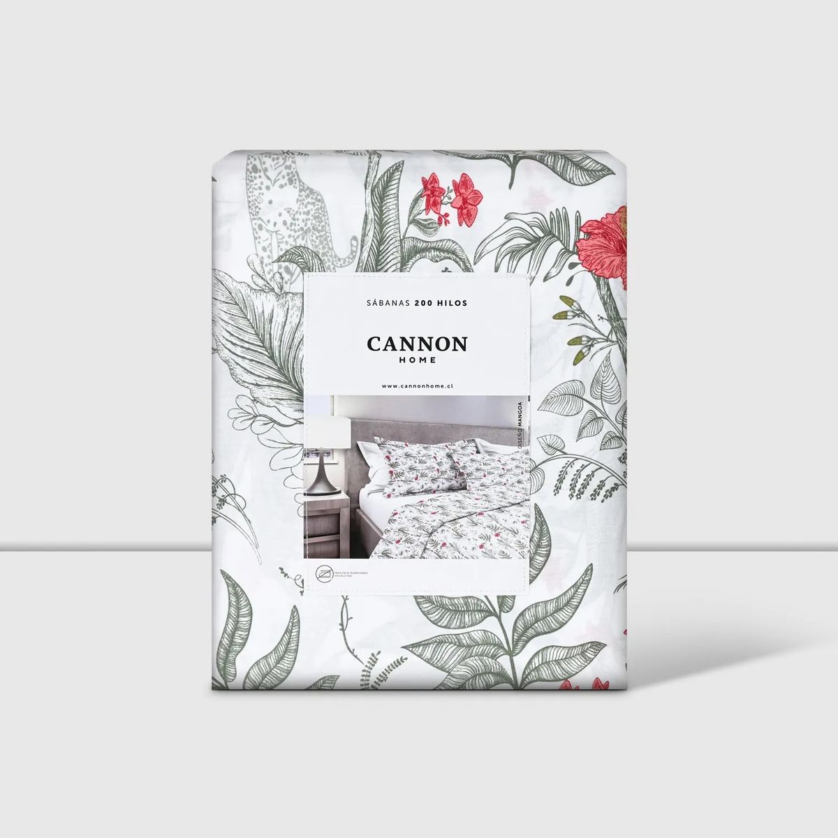 CANNON - Sabanas 2 Plazas Ec Cannon 200 Hilos Mangoa