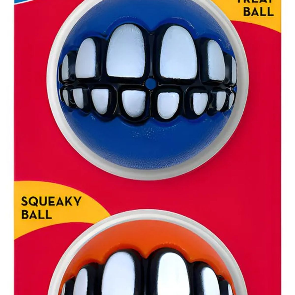 KONG - Pelotas Para Perros Kong Grinz By Rogz Ball X2 Talla L 7.6cm Surtido