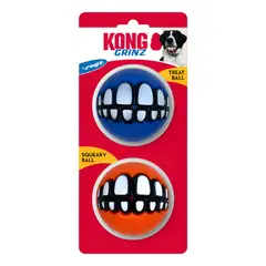 KONG - Pelotas Para Perros Grinz By Rogz Ball X2 Talla L 7.6cm Surtido