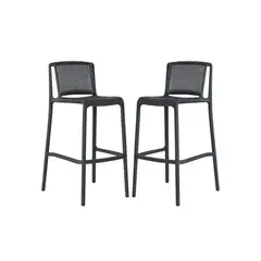 HABITA2 CHILE - Pack 2 Silla de Bar Alta Budapest 74cm