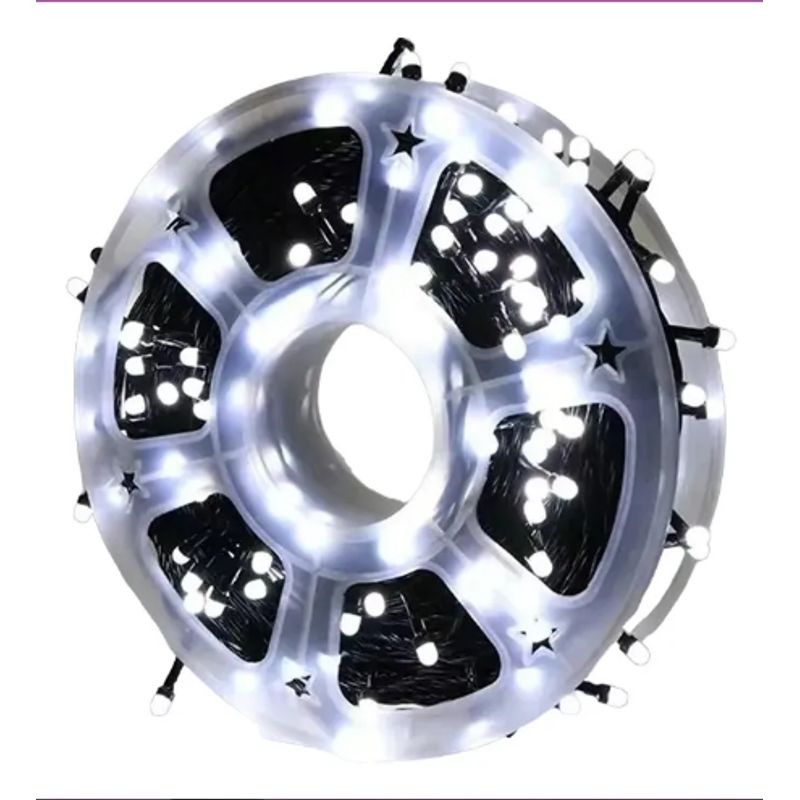 GENERICO - Rollo Luz Blanca 50 Metros Luces De Navidad Luces Led Color de las luces Blanco