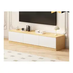 GENERICO - Rack TV Hasta 55” Moderno De Melamina Con Cajones 120x36x34