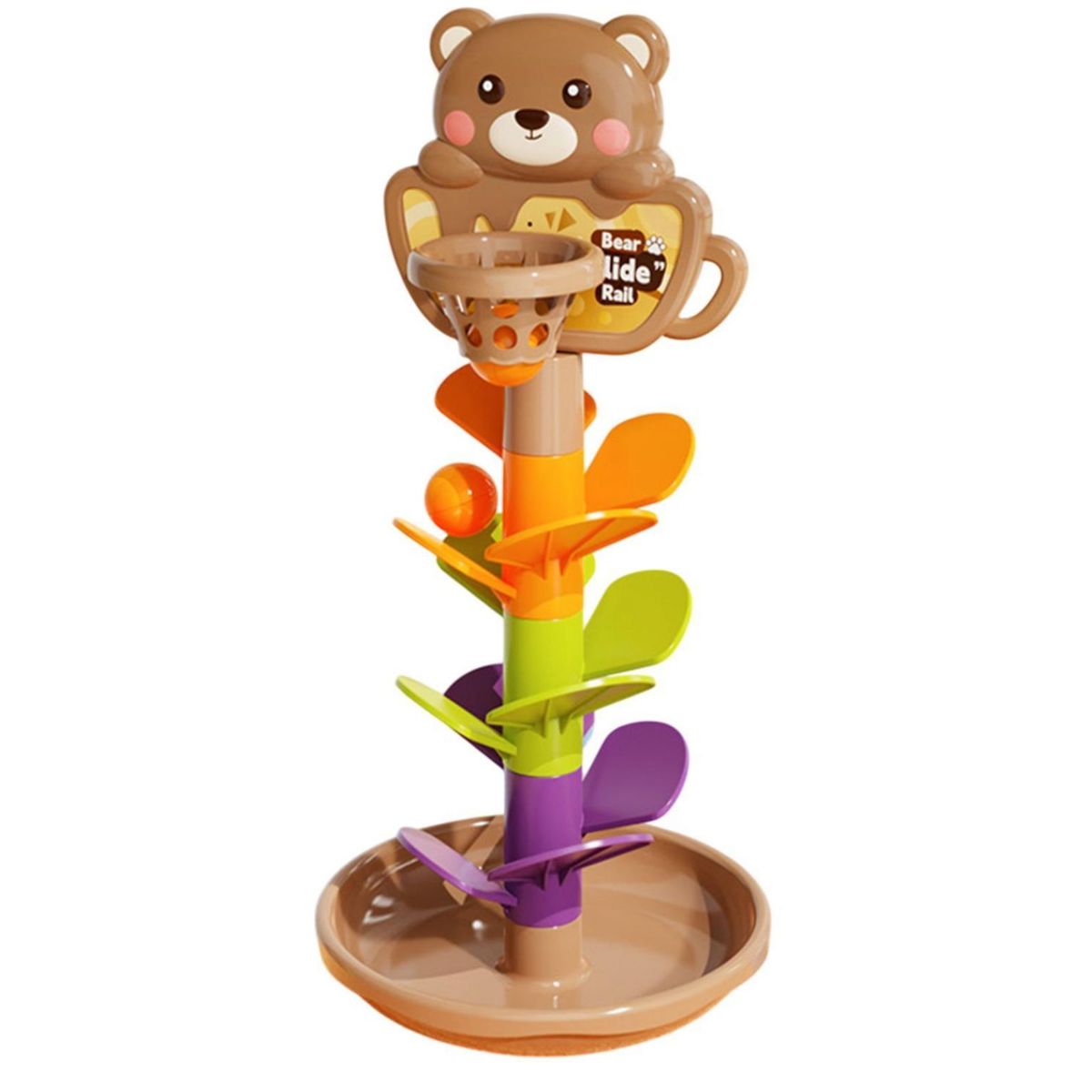 GENERICO - Torre De Bolas Infantil Oso Didáctica
