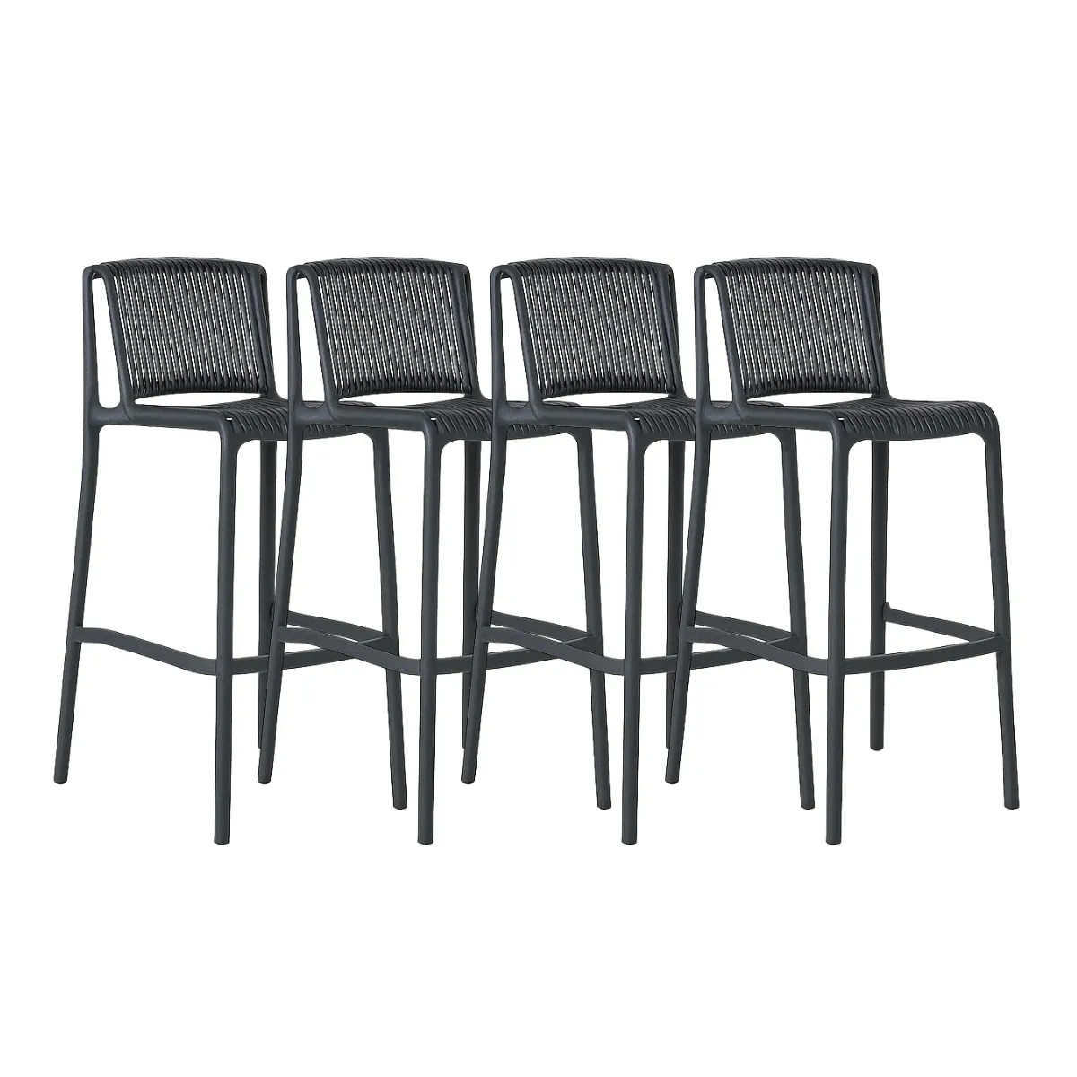 HABITA2 CHILE - Pack 4 Silla de Bar Alta Budapest 74cm