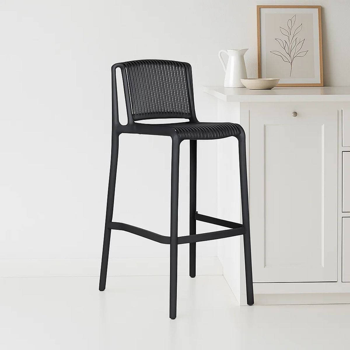 HABITA2 CHILE - Pack 4 Silla de Bar Alta Budapest 74cm