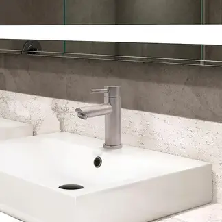 STRETTO - Monomando Llave Grifo Lavatorio Modelo Fiorenzo Con Apertura En Frio Marca