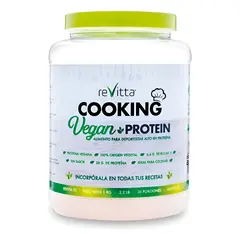 REVITTA WELLNESS - Proteina Vegana Para Cocinar Cooking Vegan Protein 1 Kg.