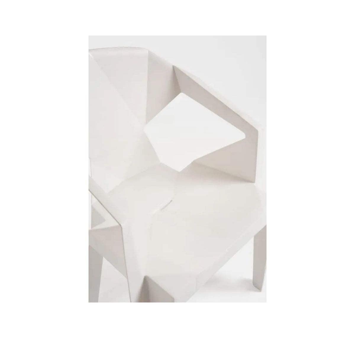 GENERICO - Silla Diamante Para Eventos Fiestas Sillas Con Apoya Brazos Blanco