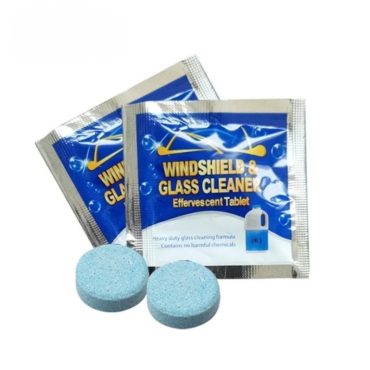 GENERICO - Pack 20 Pastillas Efervescentes Limpia Parabrisas Vidrios