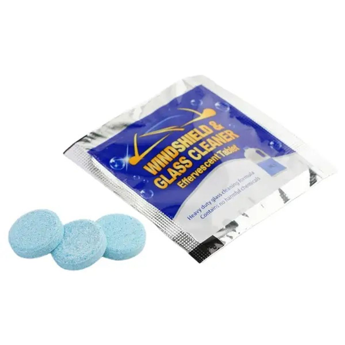 GENERICO - Pack 20 Pastillas Efervescentes Limpia Parabrisas Vidrios