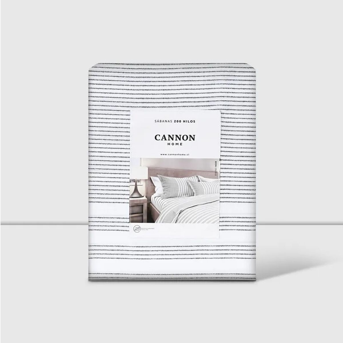 CANNON - Sabanas Cannon 1.5 Plazas 200 Hilos Noir