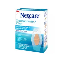 3M - Parche Curita Impermeable Transparente Nexcare 15 und