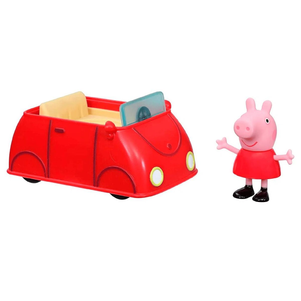 HASBRO - Juguete Automovil Familiar De Peppa Pig Rojo Hasbro