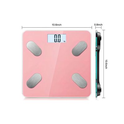 Imagen 2 del producto Pesa Digital Inteligente con Bluetooh Rosado