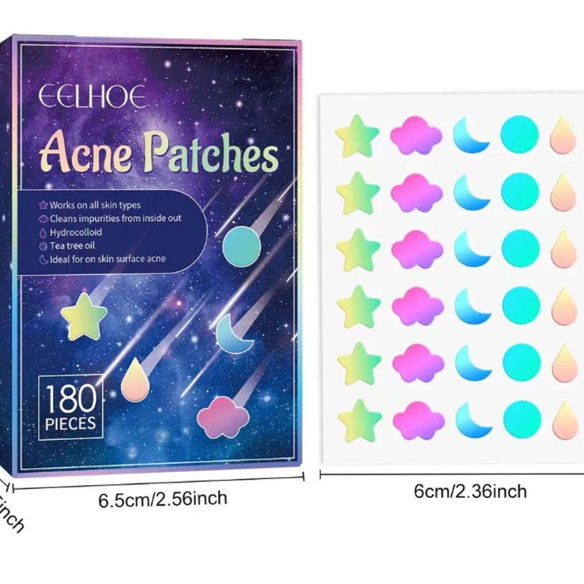 GENERICO - Parches Para Acné Y Espinillas Acné Patches Eelhoe 180 Pcs