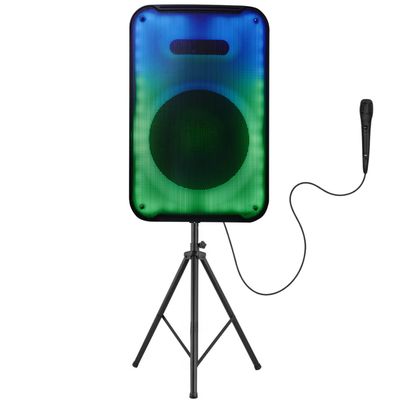 Imagen 2 del producto Parlante Bluetooth Flaming Ambiglow 12 RGB Atril+ Mic 30W Negro