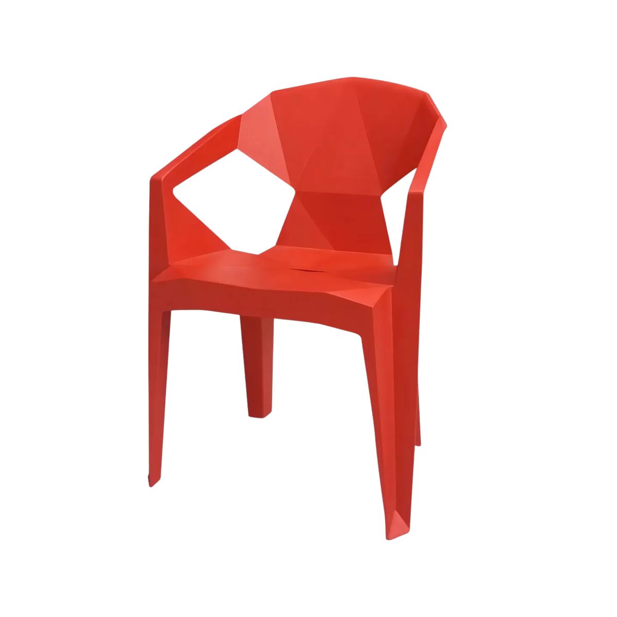 GENERICO - Silla Diamante Para Eventos Fiestas Sillas Con Apoya Brazos Rojo.