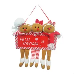 GENERICO - Adorno De Navidad Adorno Colgante Para Puerta Navidad