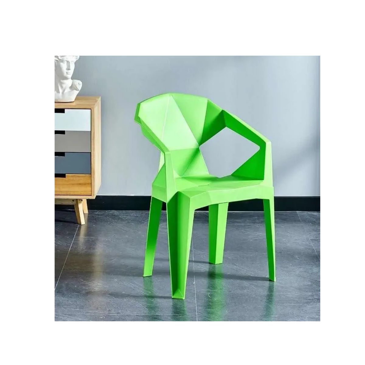 GENERICO - Silla Diamante Para Eventos Fiestas Sillas Con Apoya Brazos Verde