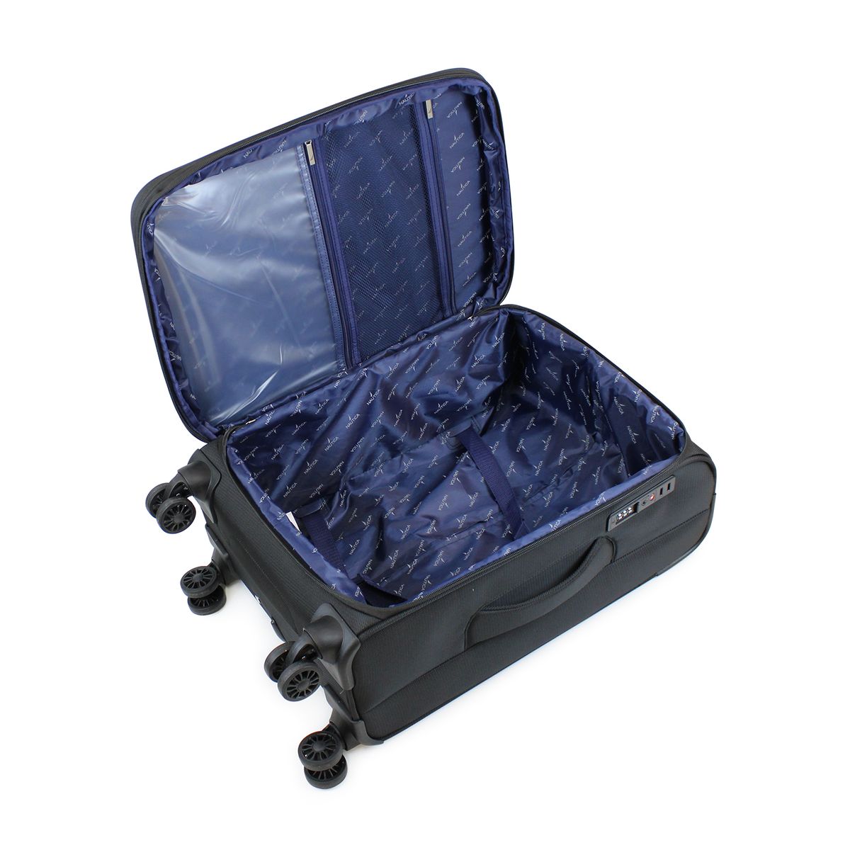 NAUTICA - Maleta blanda de tela S de cabina Nautica Munich 10kg negra