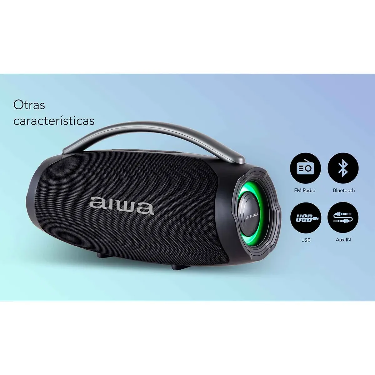 AIWA - Parlante Bluetooth Boombox Aiwa 70w Funcion Tws Aw-b403