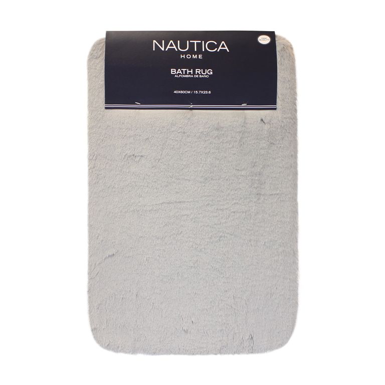 Alfombra de bano Home ultra suave 40x60cm gris claro