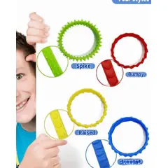 GENERICO - Pulsera Sensorial Juguete kit 4 Antiestrés Tea Déficit