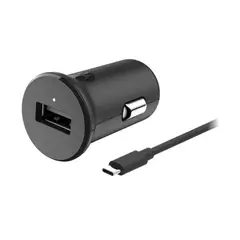MOTOROLA - Cargador para Auto Turbo Power 18W con Cable USB-C