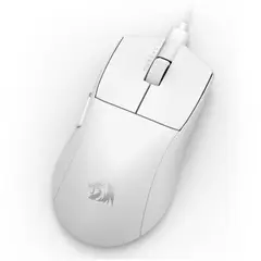 REDRAGON - Mouse Gamer K1NG M724W, 1K Hz, 5 Botones, Cableado, White