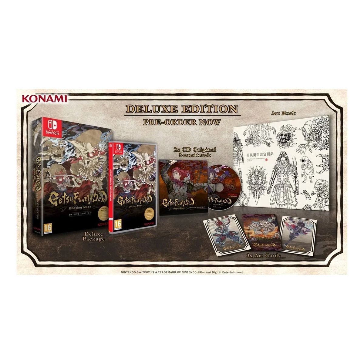 NINTENDO - Getsufumaden Undying Moon Deluxe Ed. (eu)- Switch- Sniper