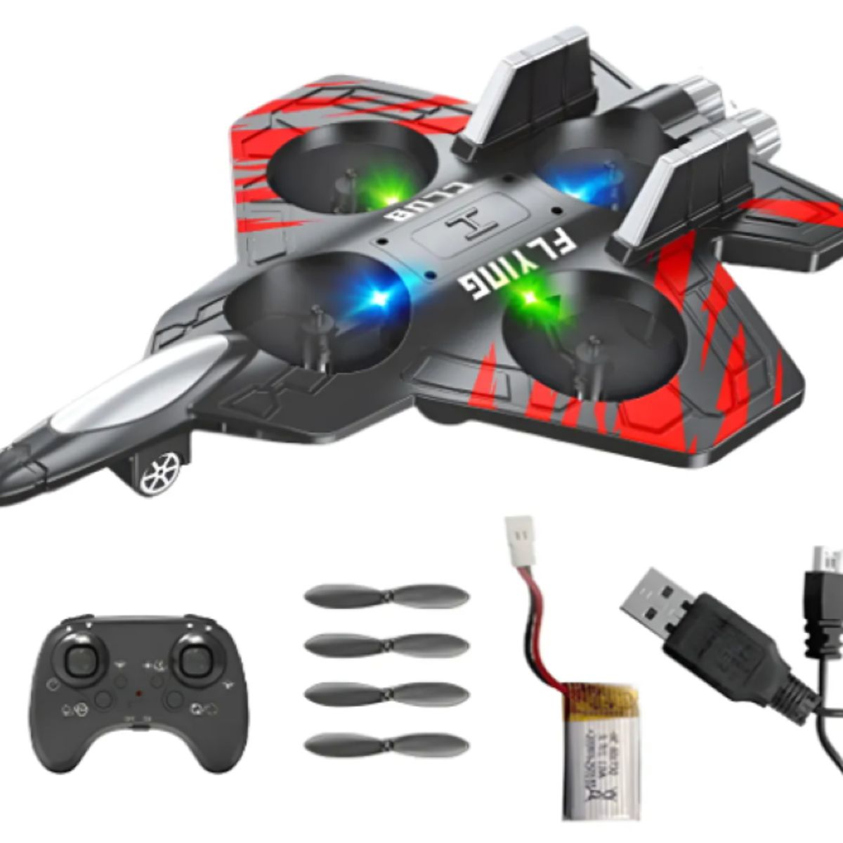 GENERICO - DRON AVION ESPUMA PLANEADOR CONTROL REMOTO R