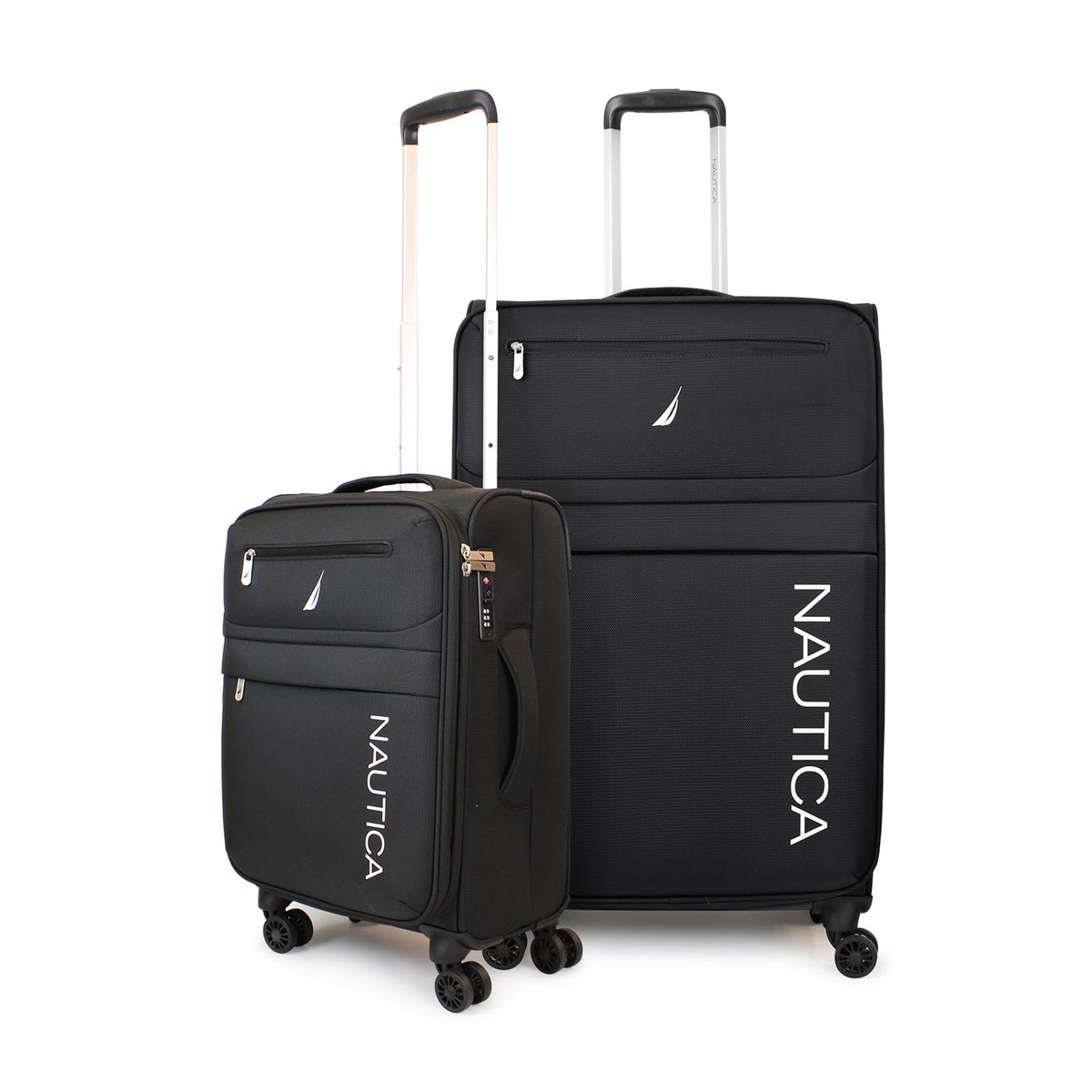 NAUTICA - Pack 2 maletas blanda de tela S+L Nautica Munich 10k y 23k negra